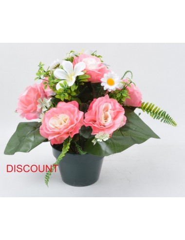 POT DISCOUNT 14 CM ROSE LYS ASS