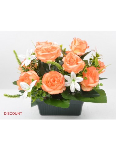 JARDINIERE 18 CM ROSE GYPSO ASS