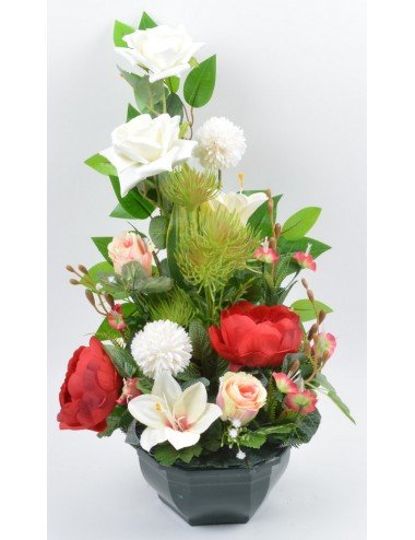 OCEA 20 CM ROSE PIVOINE RED