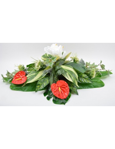 COUSSIN AMARYLLIS ANTHURIUM RED
