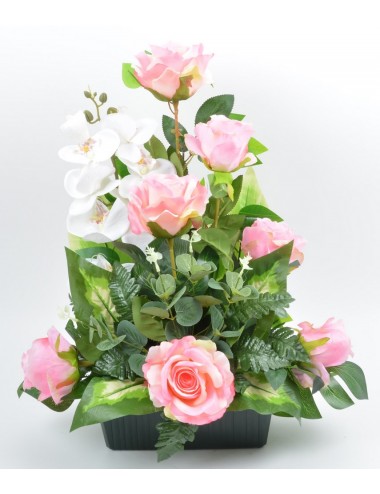 JARDINIERE 25 CM ROSE...