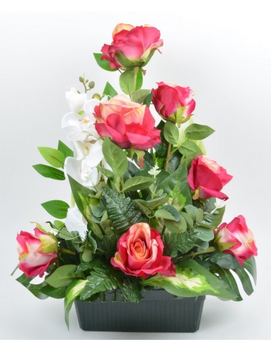 JARDINIERE 25 CM ROSE...