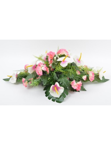 COUSSIN OEILLET ANTHURIUM...