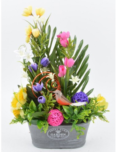 JARDINIERE OVALE CROCUS...