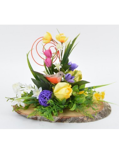 PLANCHE BOIS CROCUS BOUTON...