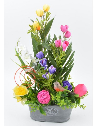 JARDINIERE OVALE CROCUS...