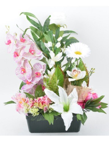 JARDINIERE 25 CM ORCHIDEE...