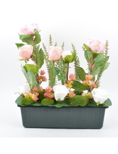 JARDINIERE 40 CM PIVOINE...