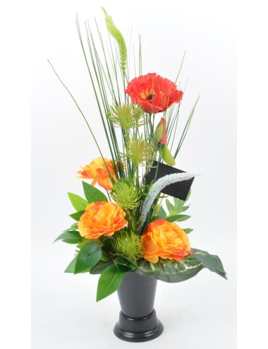 BOUQUET DE VASE PAVOT...