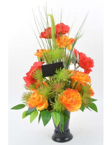 BOUQUET DE VASE PAVOT...