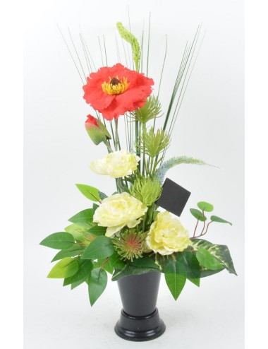 BOUQUET DE VASE PAVOT...