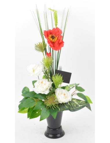 BOUQUET DE VASE PAVOT...