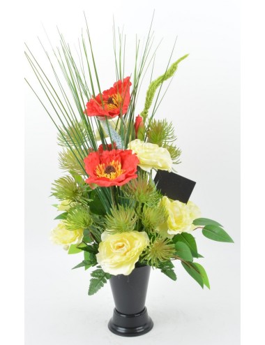 BOUQUET DE VASE PAVOT...