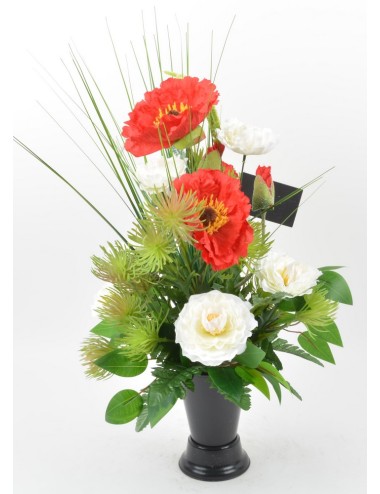 BOUQUET DE VASE PAVOT...