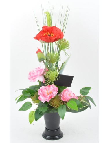 BOUQUET DE VASE PAVOT...