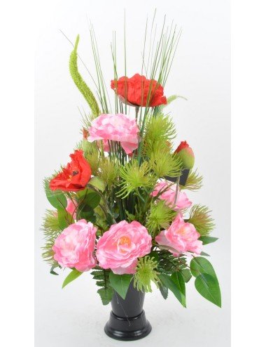 BOUQUET DE VASE PAVOT...