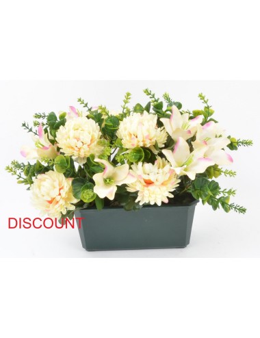 JARDINIERE 21.5 CM POMPON LYS ASS