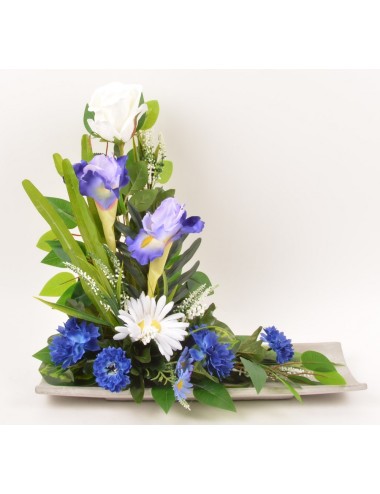 PLATEAU BAMBOU IRIS ROSE...