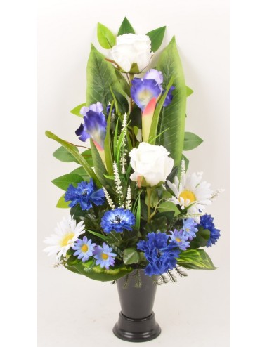 BOUQUET DE VASE IRIS ROSE...