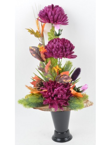 BOUQUET DE VASE CHRYSANTHEME ERABLE FORESTIERE BEAUTY