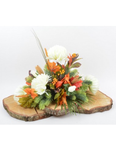 ROND 28/32 CHRYSANTHEME ERABLE FORESTIERE CREAM