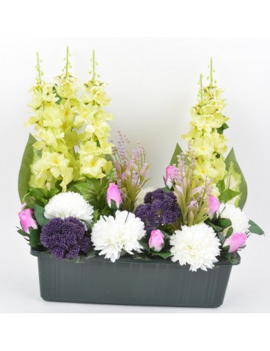 JARDINIERE 40 CM DELPHINIUM...
