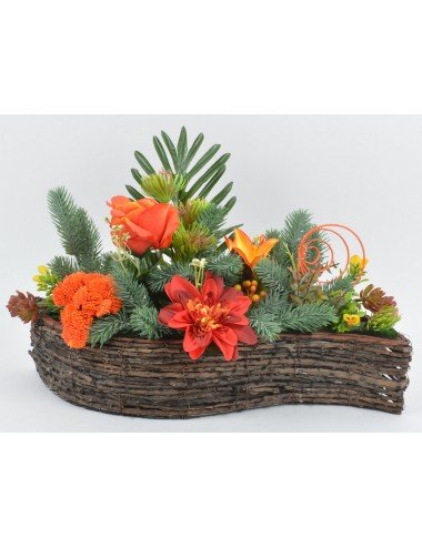 PANIER VAGUE GM OSIER AUTOMNE