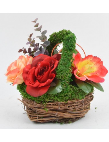 PANIER PM RENONCULE ROSE...