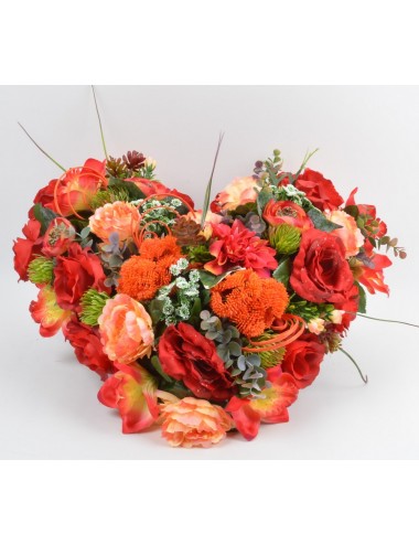 COEUR RENONCULE ROSE...
