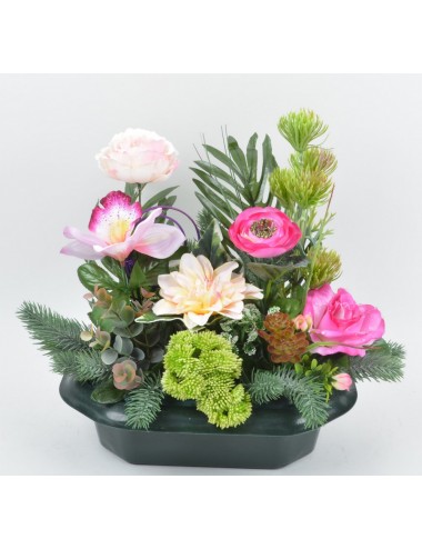 RECTANGLE PM RENONCULE ROSE...