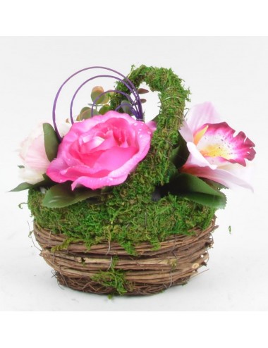 PANIER PM RENONCULE ROSE...