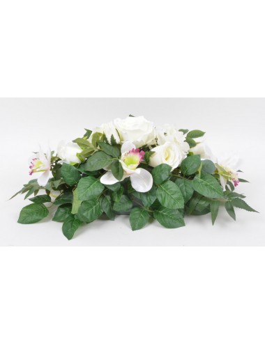 COUSSIN ROSE HORTENSIA ORCHIDEE CREAM PINK