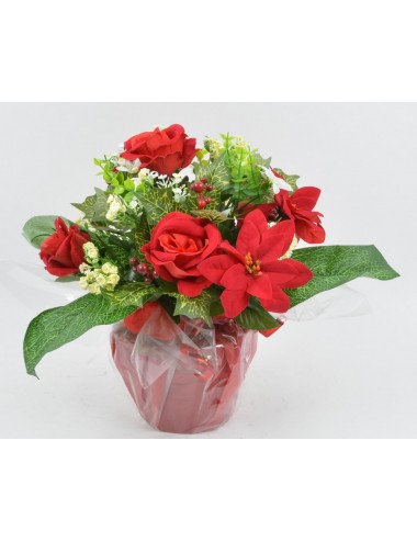 POT 16 CM ROSE POINCETIA RED