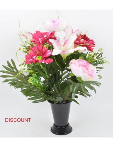 BOUQUET DE VASE GERBERA LYS...