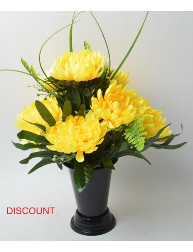 BOUQUET DE VASE DISCOUNT CHRYSANTHEME DALHIA ASS