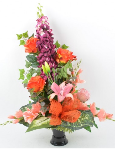 BOUQUET DE VASE DELPHINIUM...