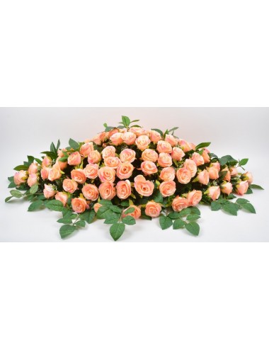 DESSUS DE CERCUEIL ROSE...