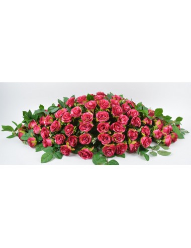 DESSUS DE CERCUEIL ROSE...