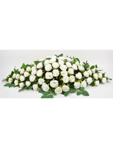 DESSUS DE CERCUEIL ROSE...