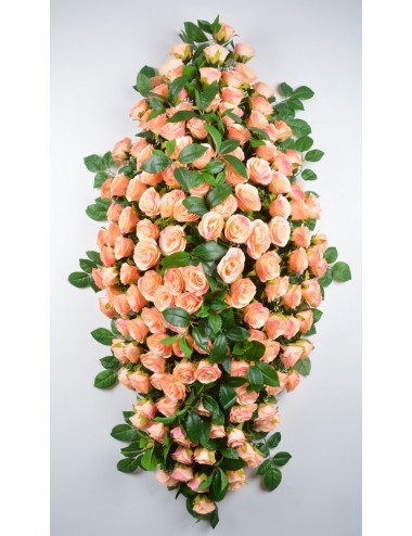 DESSUS DE CERCUEIL ROSE...