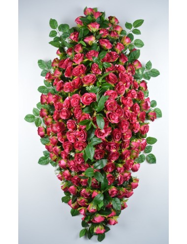 DESSUS DE CERCUEIL ROSE...