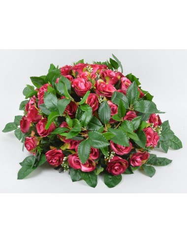 POUF ROSE LAURIER BURGUNDY