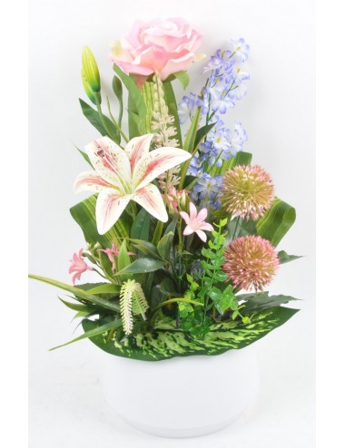 CONTENANT DECO GM LYS ROSE...