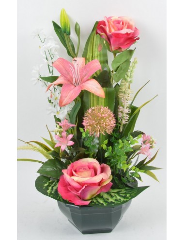 OCEA 20 CM LYS ROSE POMPON...