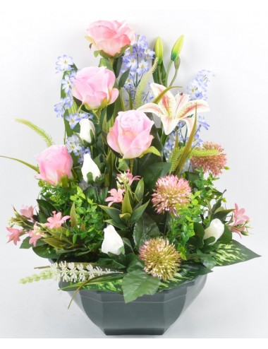 OCEA 32 CM LYS ROSE POMPON...