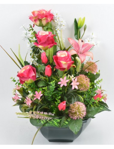 OCEA 32 CM LYS ROSE POMPON...