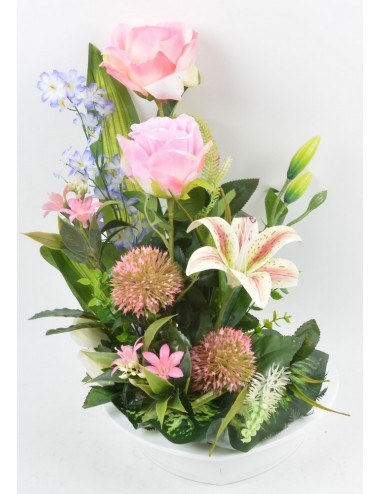 CARRE LYS ROSE POMPON LILAC...