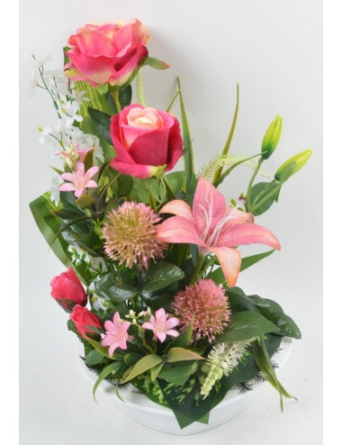 CARRE LYS ROSE POMPON BEAUTY