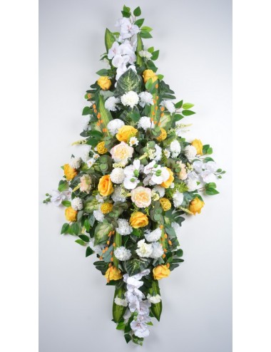 DESSUS DE CERCUEIL ORCHIDEE...