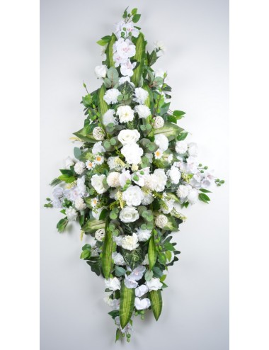 DESSUS DE CERCUEIL ORCHIDEE...